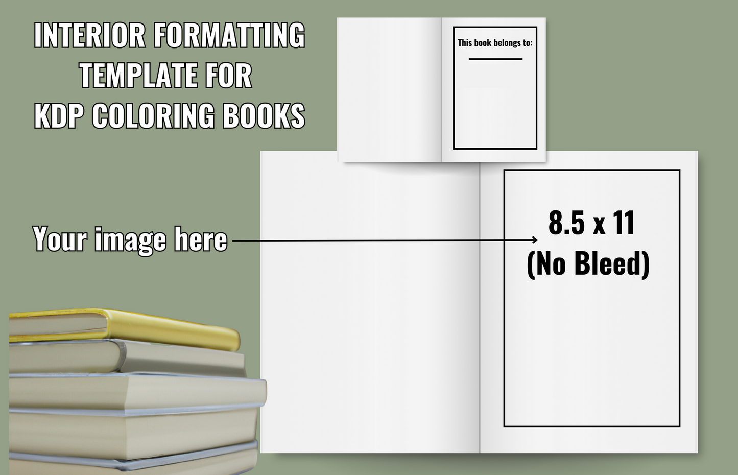 KDP Coloring Book Template